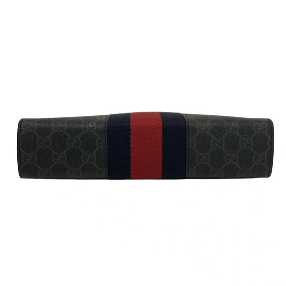 GUCCI GG Plus/GG Supreme Dark Gray Black Multi PVC Chemical Fiber - 581-081825 - Picture 4 of 7